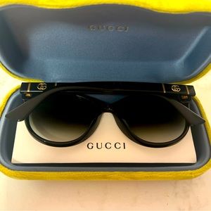 New Gucci 56mm Gradient Cat Eye Sunglasses